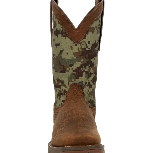 Durango Men's Rebel 12" Sqr Toe Pull-On Western Classic Boot - DDB0329