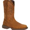 Durango Men's Rebel™ 12" Square Toe WP Western Boot - Russet - DDB0361