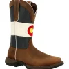Durango Men's Rebel™ 11" Square Toe Pull-On Western Boot Brown DDB0346