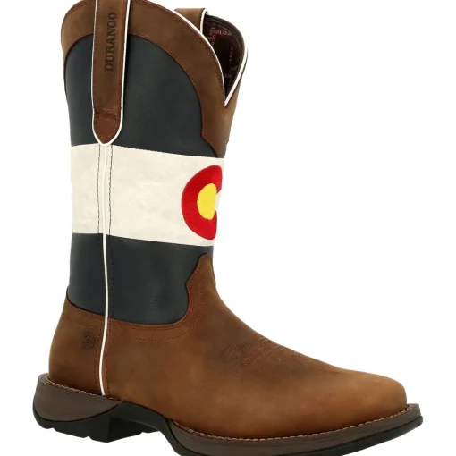 Durango Men's Rebel™ 11" Square Toe Pull-On Western Boot Brown DDB0346