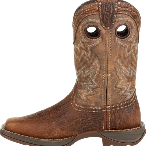 Durango Men's Rebel 11" Square Toe Western Boot- Trail Brown - DDB0271