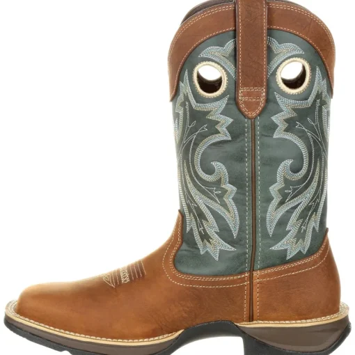 Durango Men's Rebel 12" Square Toe Pull-On Western Boot- Clover DDB0131