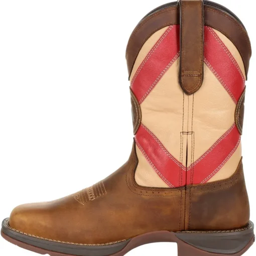 Durango Men's Rebel 11" Square Toe Western Boot - Brown - DDB0233