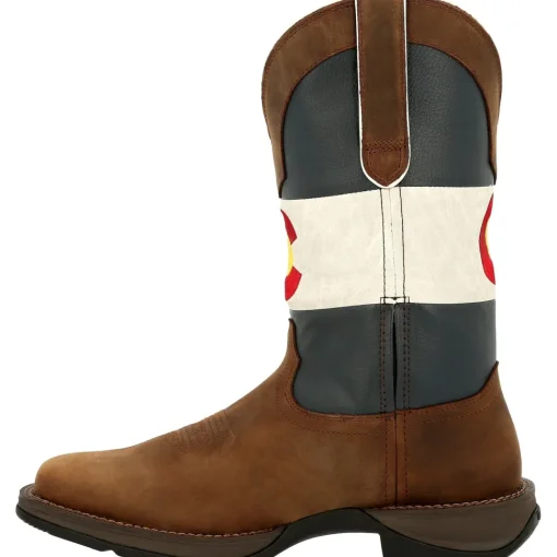 Durango Men's Rebel™ 11" Square Toe Pull-On Western Boot Brown DDB0346