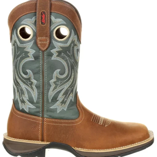 Durango Men's Rebel 12" Square Toe Pull-On Western Boot- Clover DDB0131