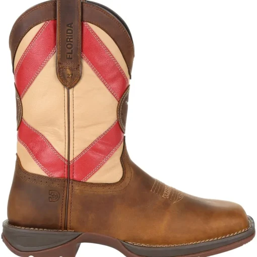 Durango Men's Rebel 11" Square Toe Western Boot - Brown - DDB0233