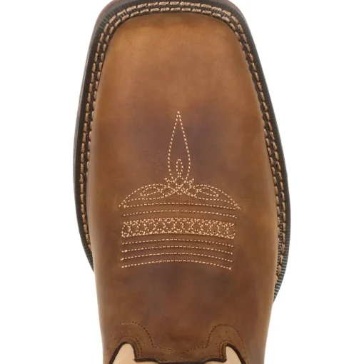 Durango Men's Rebel 11" Square Toe Western Boot - Brown - DDB0233