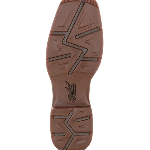 Durango Men's Rebel 11" Square Toe Western Boot - Brown - DDB0233