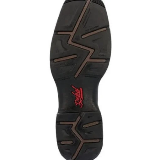 Durango Men's Rebel 12" ST Western Work Boot -Brown And Blue- DDB0429