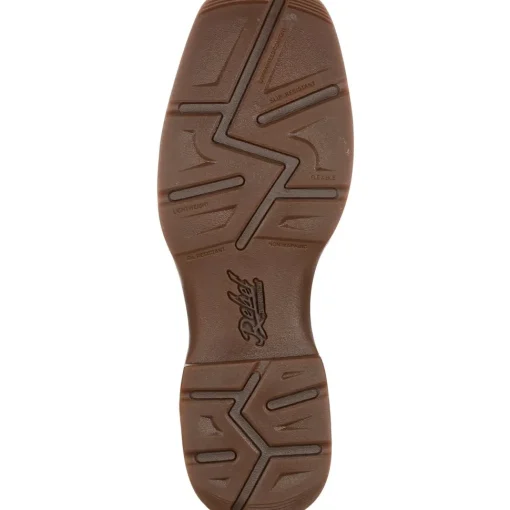 Durango Men's Rebel 11" Steel Toe WP Western Boot- Brown/Tan- DB019