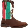 Durango Men's Rebel By Mexico Flag 11" ST Western Boot -Brown- DDB0430