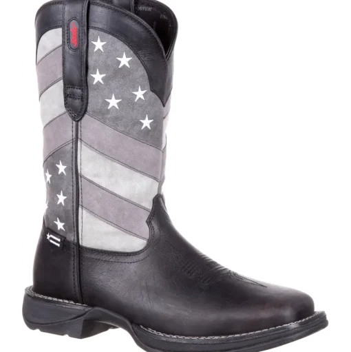 Durango Men's Rebel Faded Flag 12" Square Toe Western Boot - DDB0125