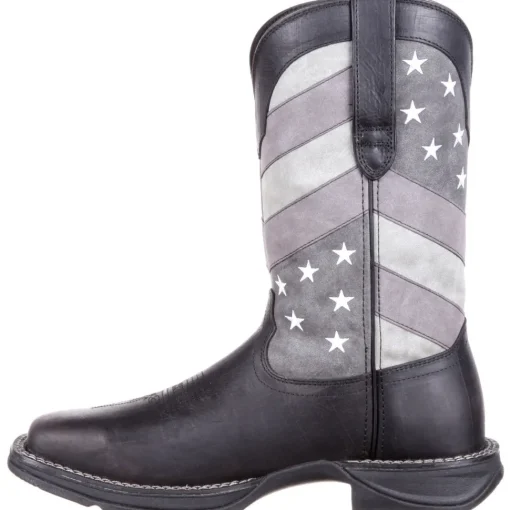 Durango Men's Rebel Faded Flag 12" Square Toe Western Boot - DDB0125