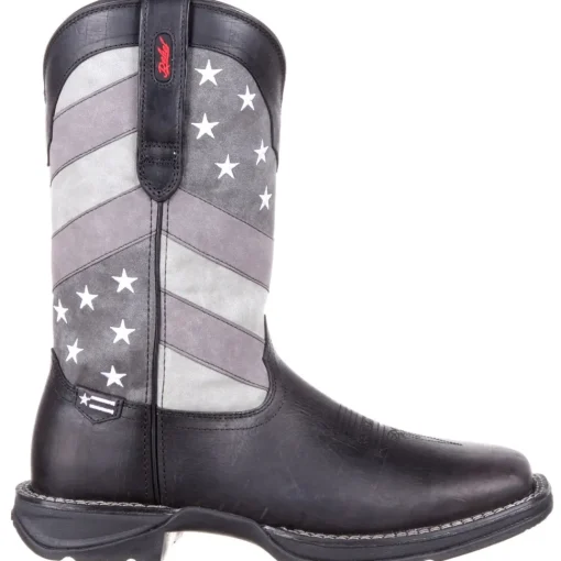 Durango Men's Rebel Faded Flag 12" Square Toe Western Boot - DDB0125