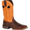 Durango Men's Rebel Pro 12" Square Toe Western Boot - Orange - DDB0230