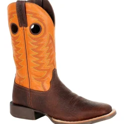 Durango Men's Rebel Pro 12" Square Toe Western Boot - Orange - DDB0230