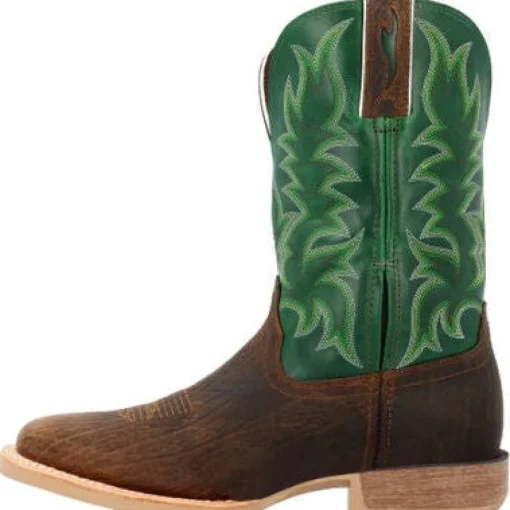 Durango Men's Rebel Pro 11" ST Evergreen Western Boot -Bridle Brown- DDB0461