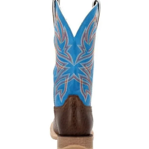 Durango Men's Rebel Pro 12" ST Wstrn Work Boot -Brown And Blue- DDB0421
