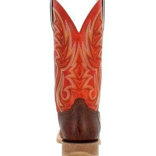 Durango Men's Rebel Pro 12" Soft Toe Western Classic Boot- Crunch/Red- DDB0476