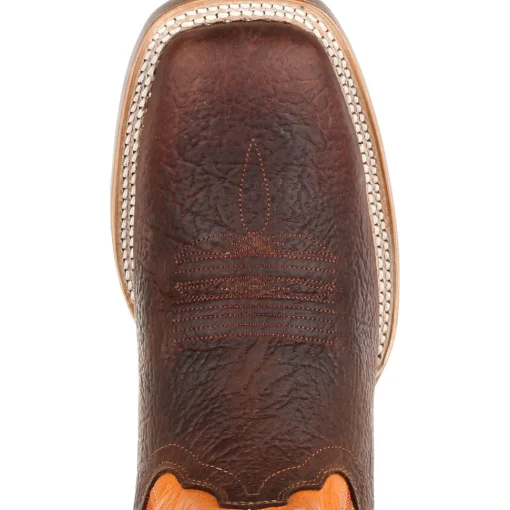 Durango Men's Rebel Pro 12" Square Toe Western Boot - Orange - DDB0230