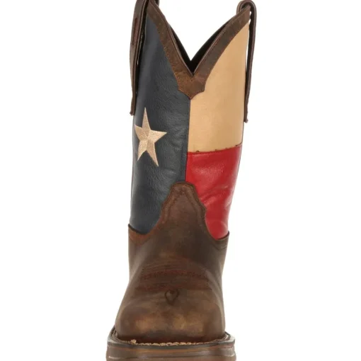 Durango Men's Rebel Steel Toe Western Flag Boot - Brown - DB021