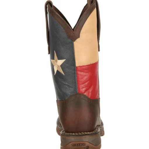 Durango Men's Rebel Steel Toe Western Flag Boot - Brown - DB021