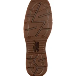 Durango Men's Rebel Steel Toe Western Flag Boot - Brown - DB021