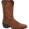 Durango Men's Westward™ 11" Square Toe Western Boot - Cognac - DDB0352