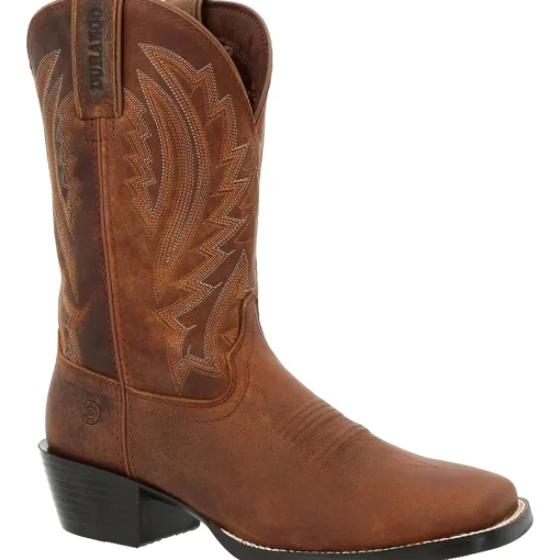 Durango Men's Westward™ 11" Square Toe Western Boot - Cognac - DDB0352