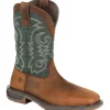 Durango Men's Workhorse 11" Steel Toe Western Work Boot- Brown- DDB0192