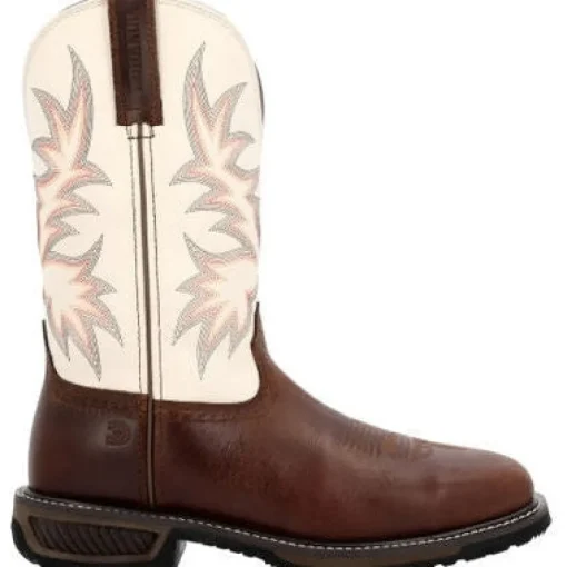 Durango Men's WorkHorse 11" ST Western Work Boot - Chocolate - DDB0426