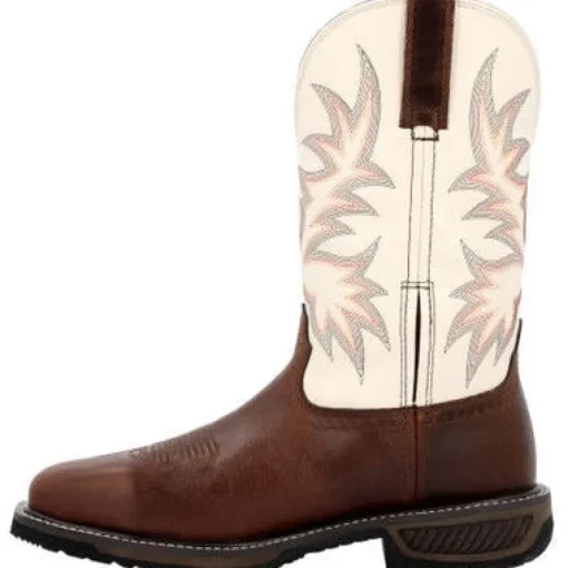 Durango Men's WorkHorse 11" ST Western Work Boot - Chocolate - DDB0426