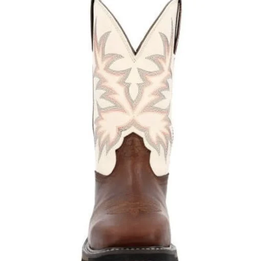 Durango Men's WorkHorse 11" ST Western Work Boot - Chocolate - DDB0426