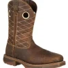 Durango Men's Workin Rebel 11" CT Western Work Boot- Brown- DB4354