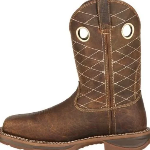 Durango Men's Workin Rebel 11" CT Western Work Boot- Brown- DB4354
