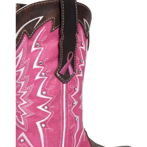 Durango Women's Benefiting Stefanie Spielman Square Toe Western Boot