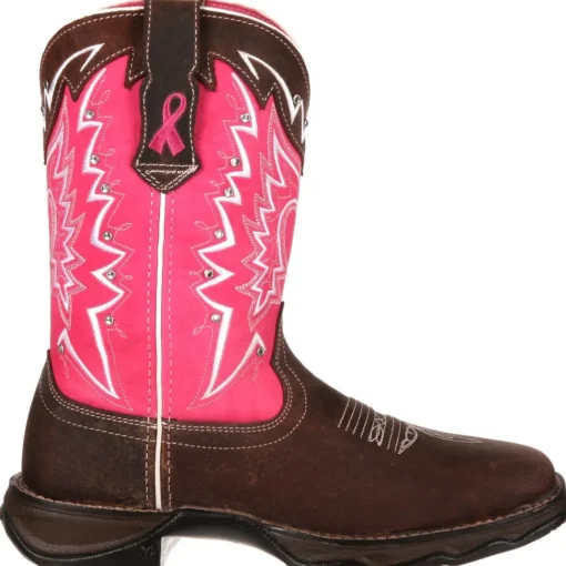 Durango Women's Benefiting Stefanie Spielman Square Toe Western Boot