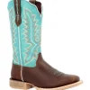 Durango Women's Lady Rebel Pro 12" ST Western Work Boot -Brown- DRD0443