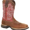 Durango Women's Lady Rebel 10" Comp Toe WP Western Work Boot - DRD0220