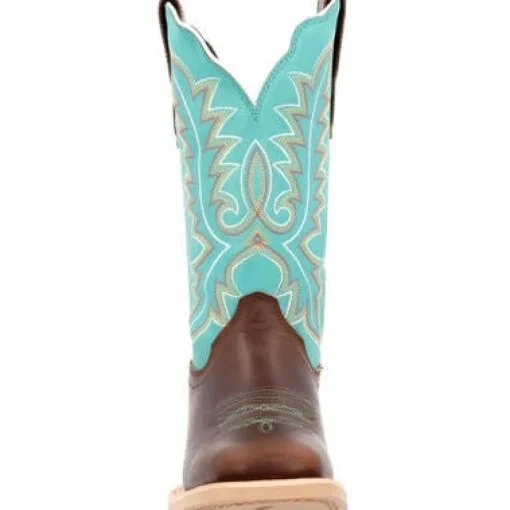 Durango Women's Lady Rebel Pro 12" ST Western Work Boot -Brown- DRD0443
