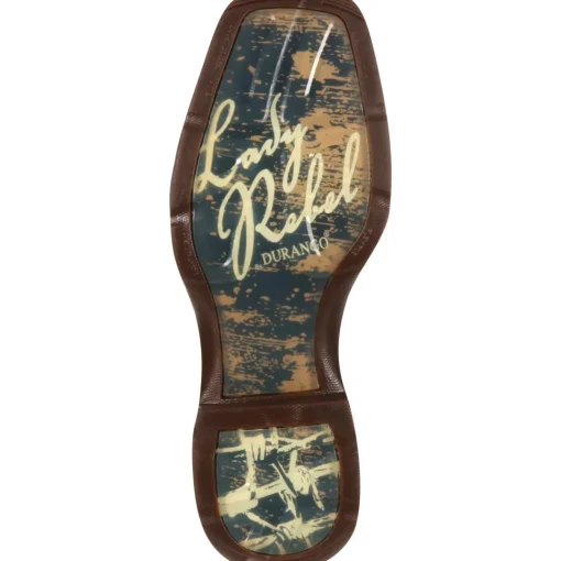 Durango Women's Lady Rebel Let Love Fly 10" Square Toe Western Boot