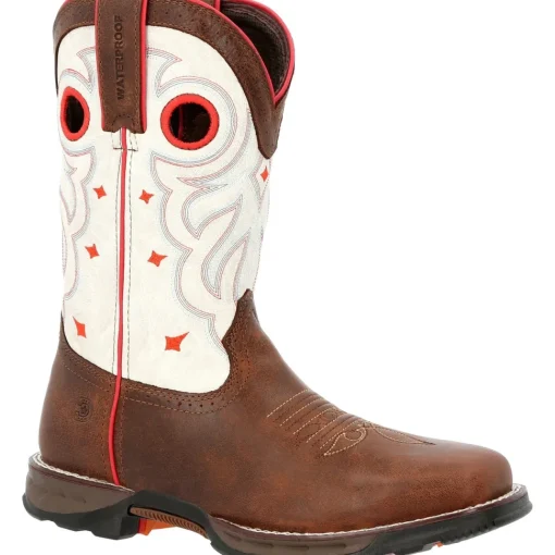 Durango Women's Maverick 10" Steel Toe WP Western Work Boot - DRD0418