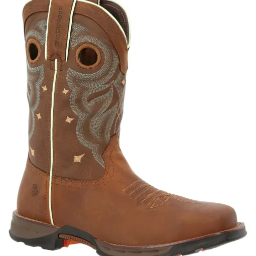 Durango Women's Maverick 10" Steel Toe WP Western Work Boot - DRD0416