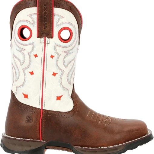 Durango Women's Maverick 10" Steel Toe WP Western Work Boot - DRD0418
