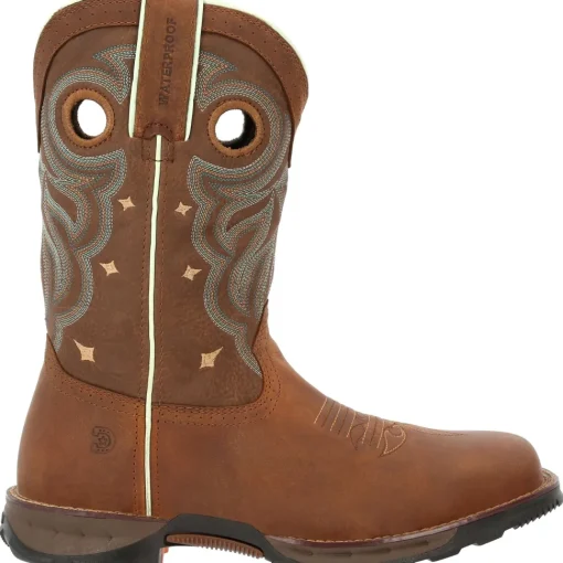 Durango Women's Maverick 10" Steel Toe WP Western Work Boot - DRD0416