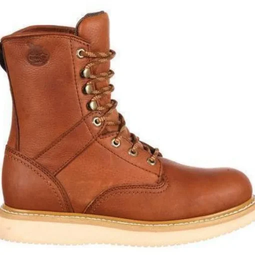 Georgia Men's 8" Wedge Steel Toe Work Boot - Brown - G8342