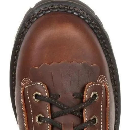 Georgia Men's AMP LT 9" Logger Low Heel WP Work Boot - Brown - GB00237