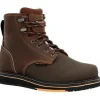 Georgia Men's Amp Lt Power 6" Wedge Comp Toe Work Boot -Brown- GB00519