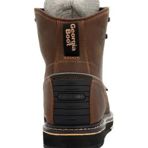 Georgia Men's Amp Lt Power 6" Wedge Comp Toe Work Boot -Brown- GB00519