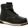 Georgia Men's AMP LT Wedge 6" Moc Toe WP Work Boot - Black - GB00475